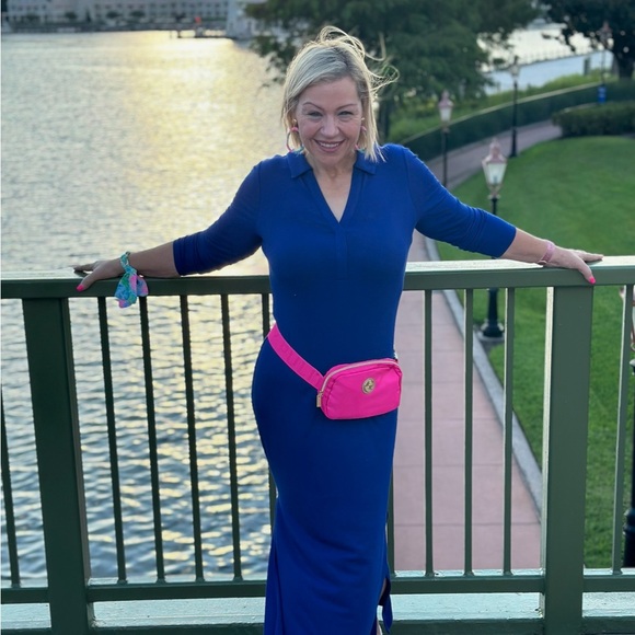 Lilly Pulitzer Blue Ollie  Maxi Dress - Picture 3 of 3